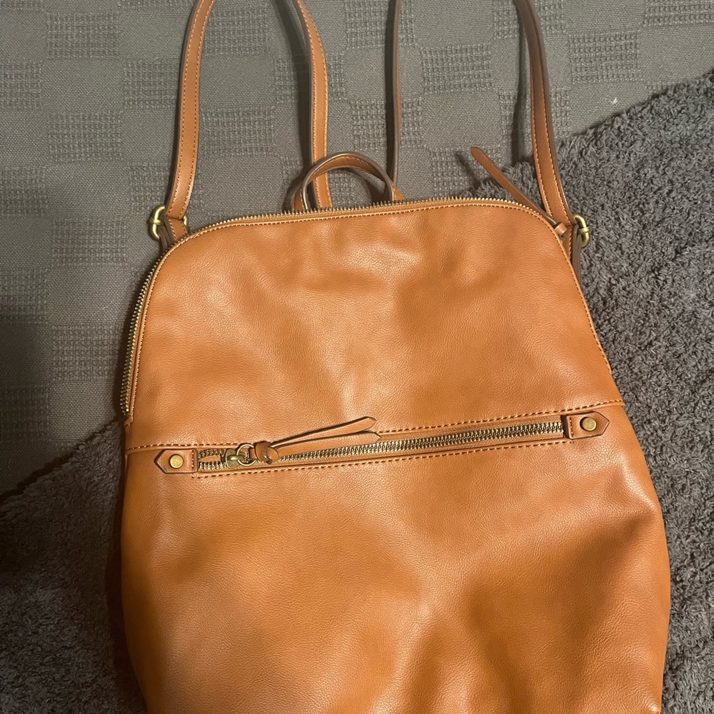 Brown Backpack Purse